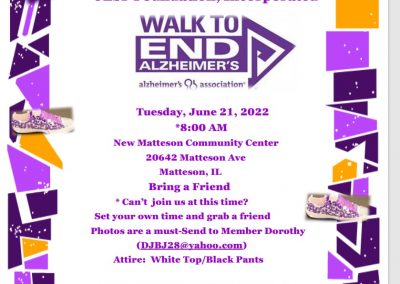 Alzheimer’s Event Flyer